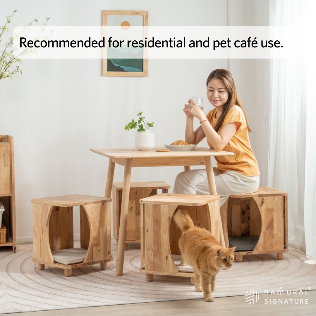 Sigsbee Stool Natural Signature - Simba Pet Stool