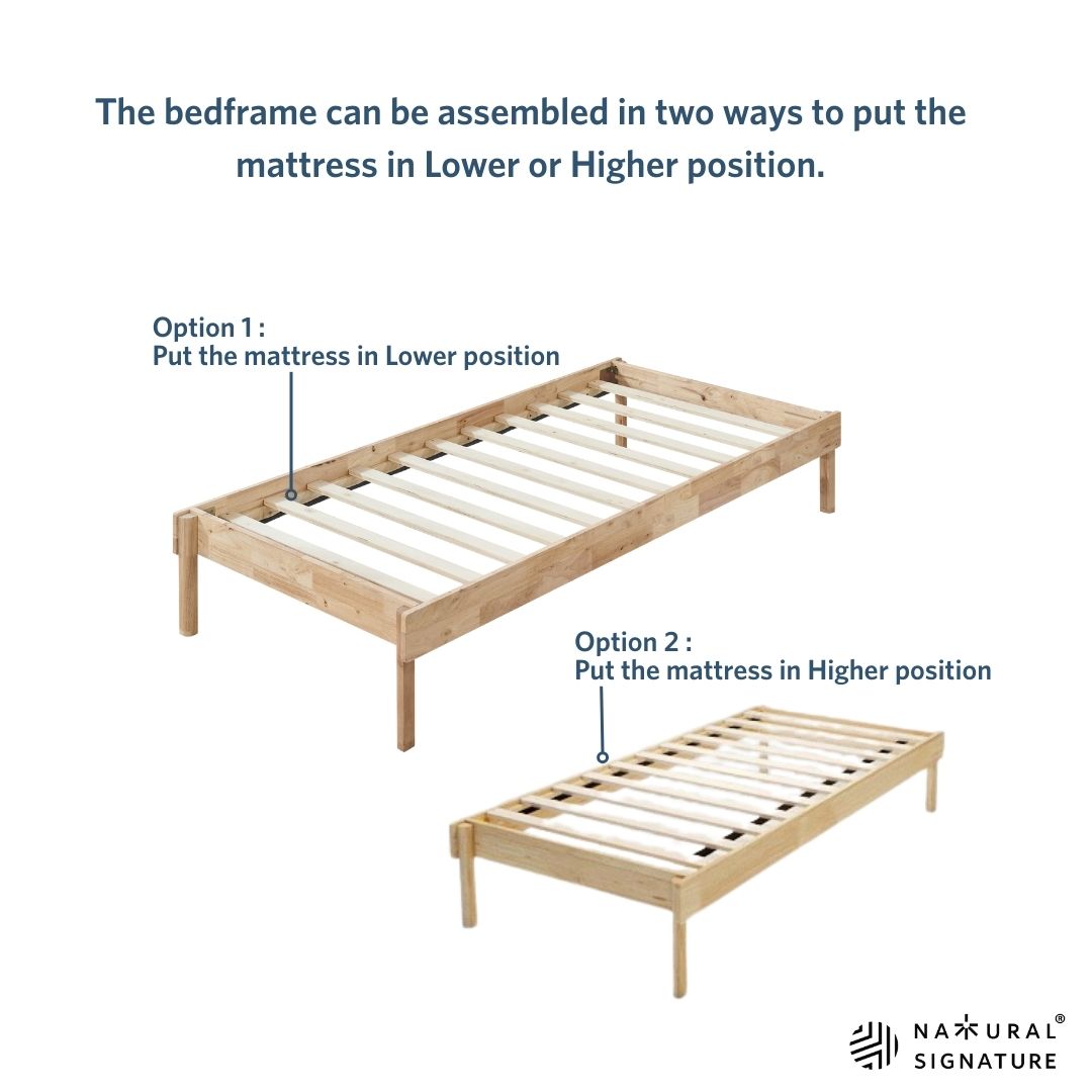 String Bed Frame Natural Signature - Flexinest Stackable Bed Frame With Pull-out Trundl