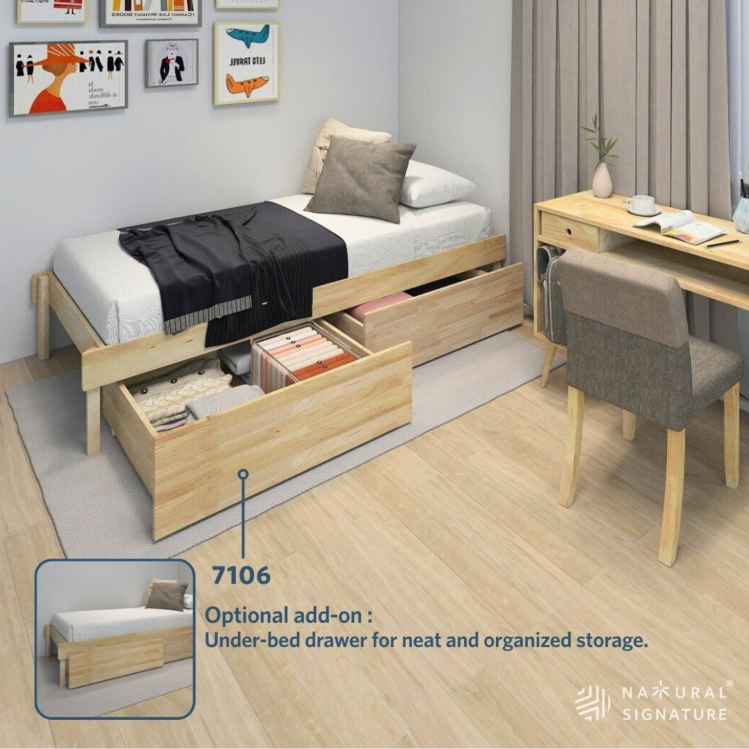 String Bed Frame Natural Signature - Flexinest Stackable Bed Frame With Trundle Option